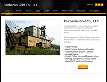 Tablet Screenshot of fairbanksgoldco.com